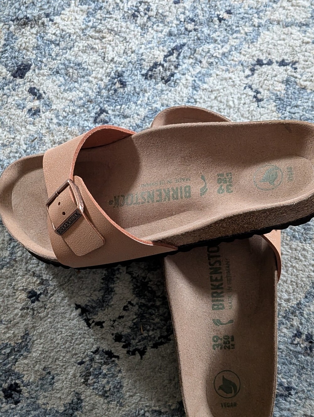 Birkenstock Madrid Vegan Earthy Pecan Sandals 39
